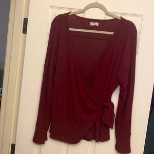 Maurices wrap sweater, size XL